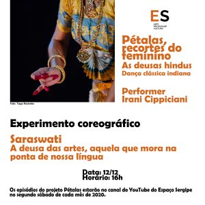 Pétalas, Recortes do Feminino - As deusas hindus - Saraswathi: a deusa das artes, aquela que mora na ponta de nossa língua