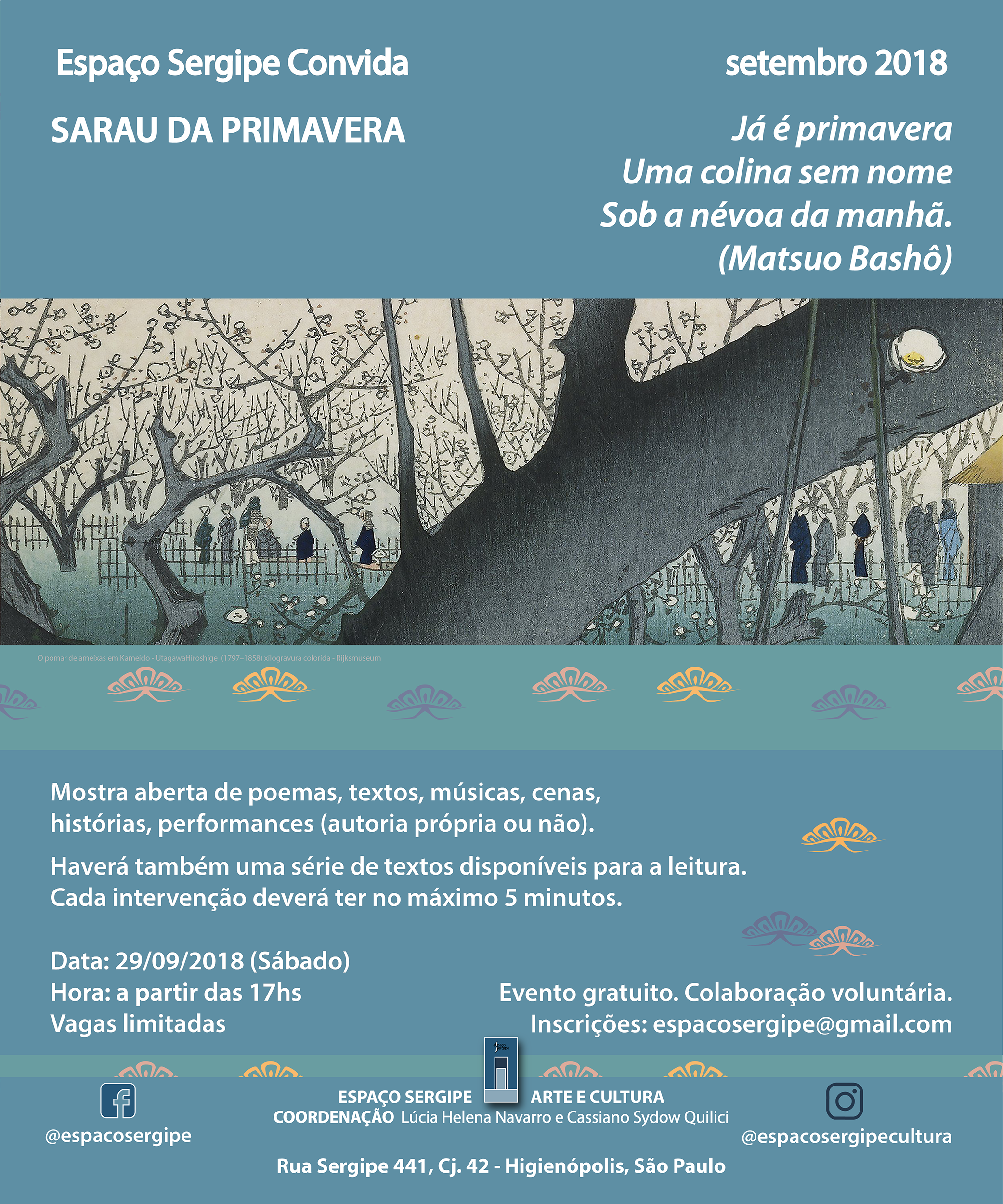 Sarau da Primavera 2018