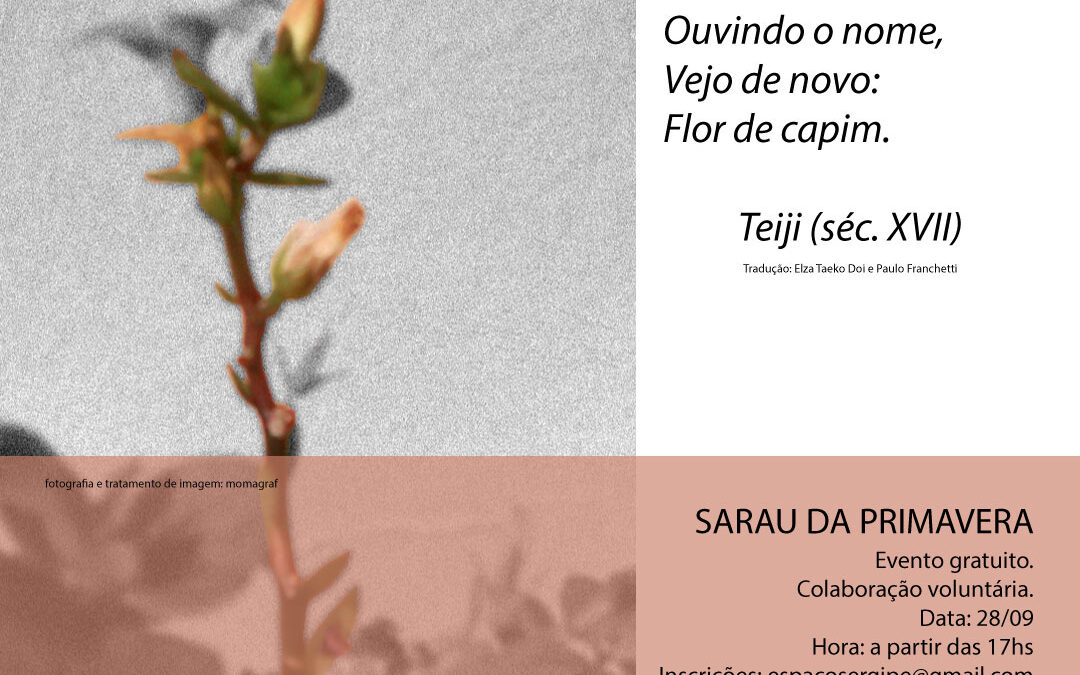 Sarau da Primavera 2019