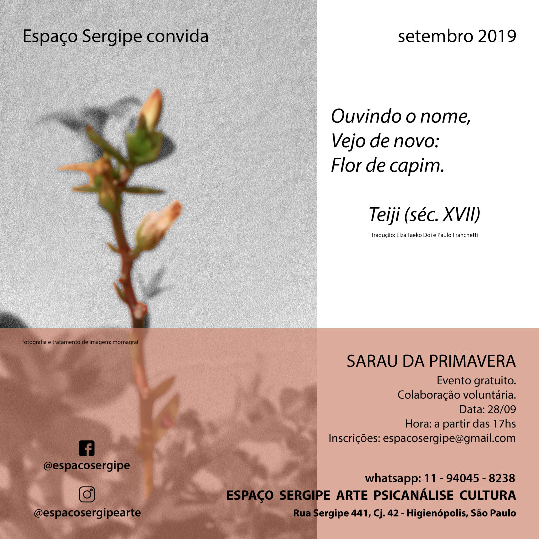 Sarau da Primavera 2019